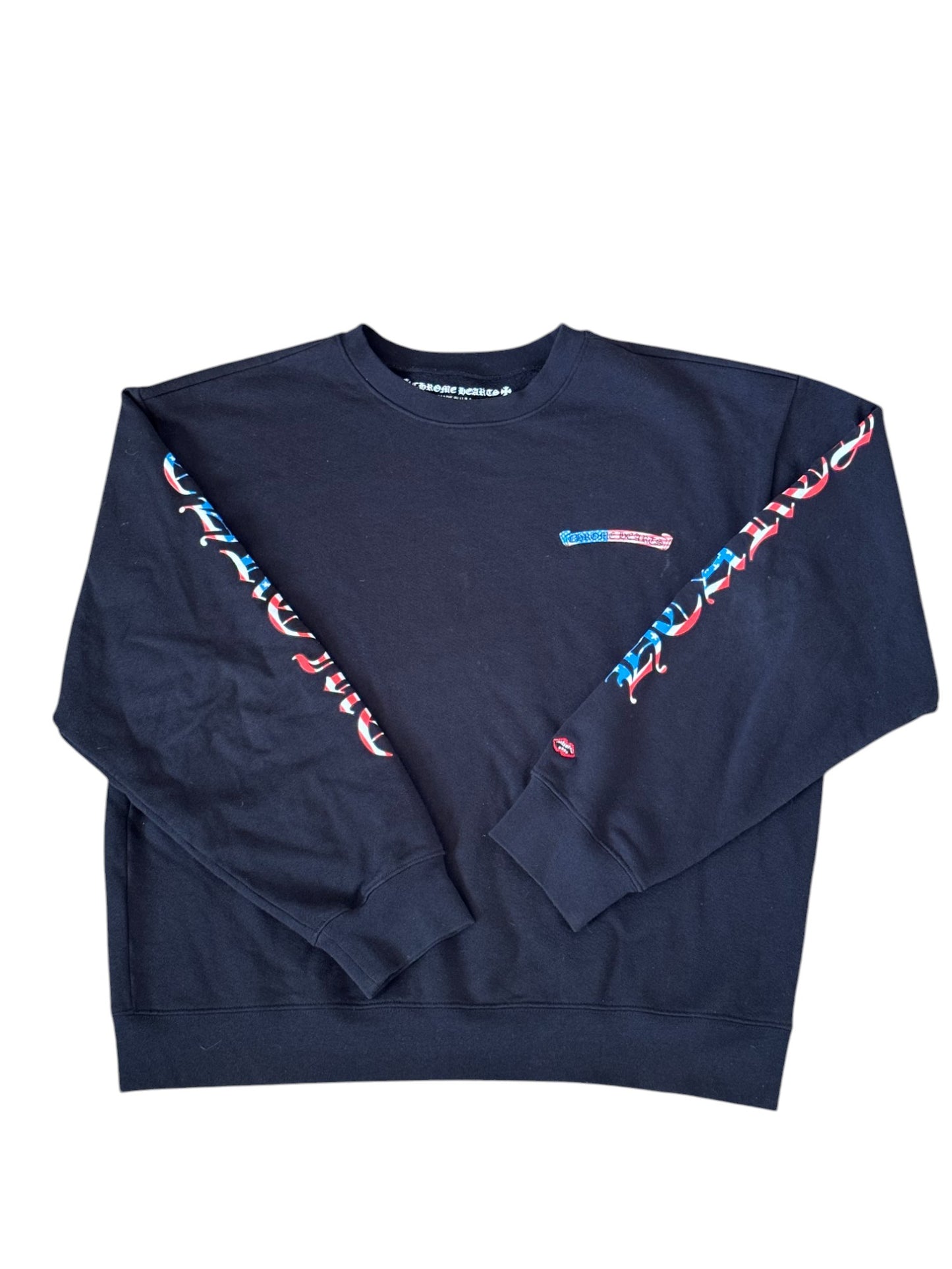 Chrome Hearts Matty Boy American Flag Crew Neck