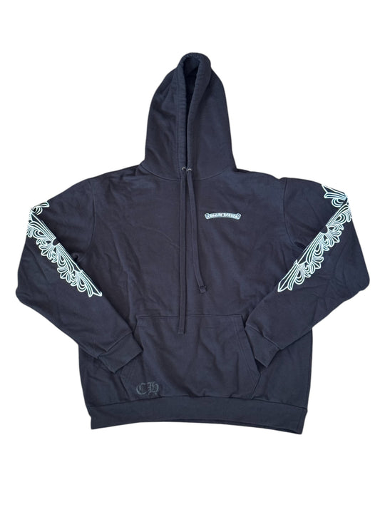 Chrome Hearts Eyechart Dagger Logo Hoodie