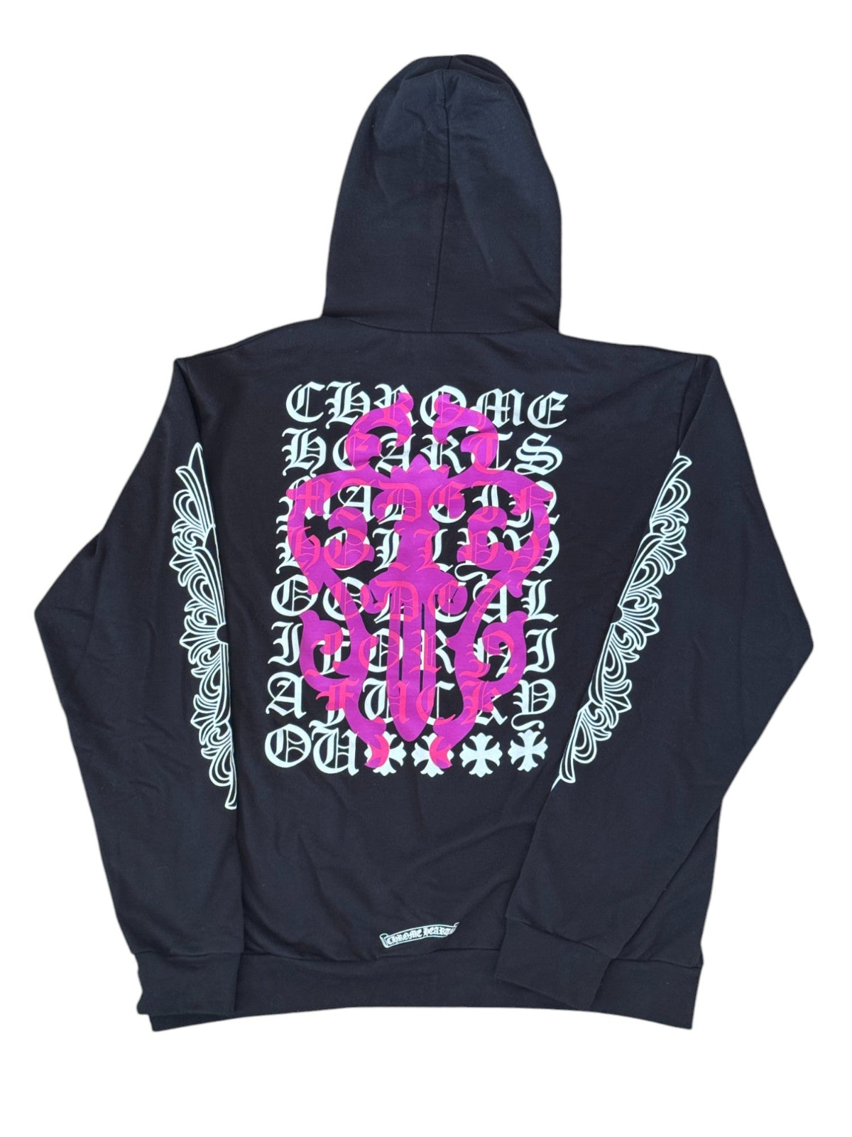 Chrome Hearts Eyechart Dagger Logo Hoodie