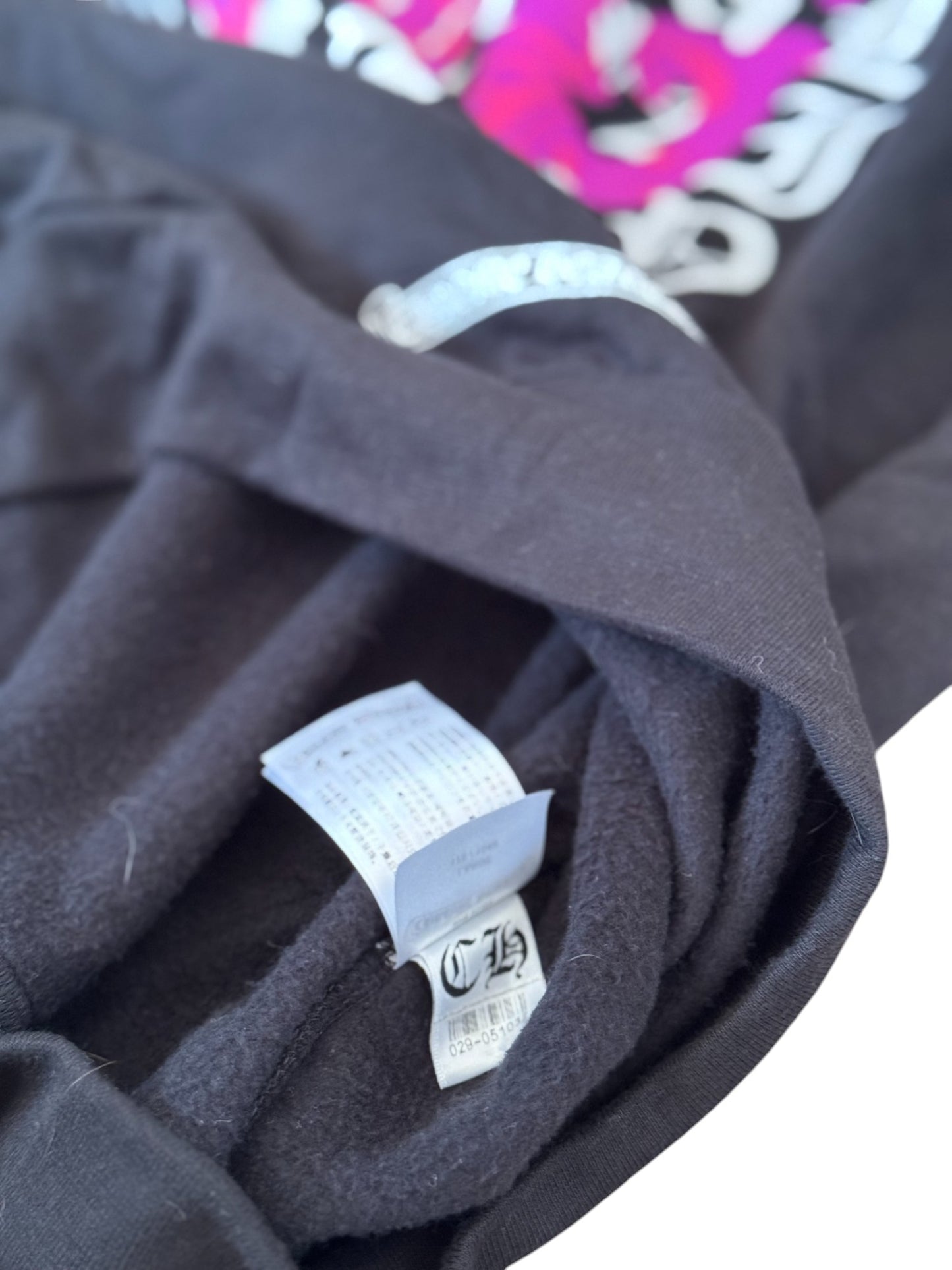 Chrome Hearts Eyechart Dagger Logo Hoodie