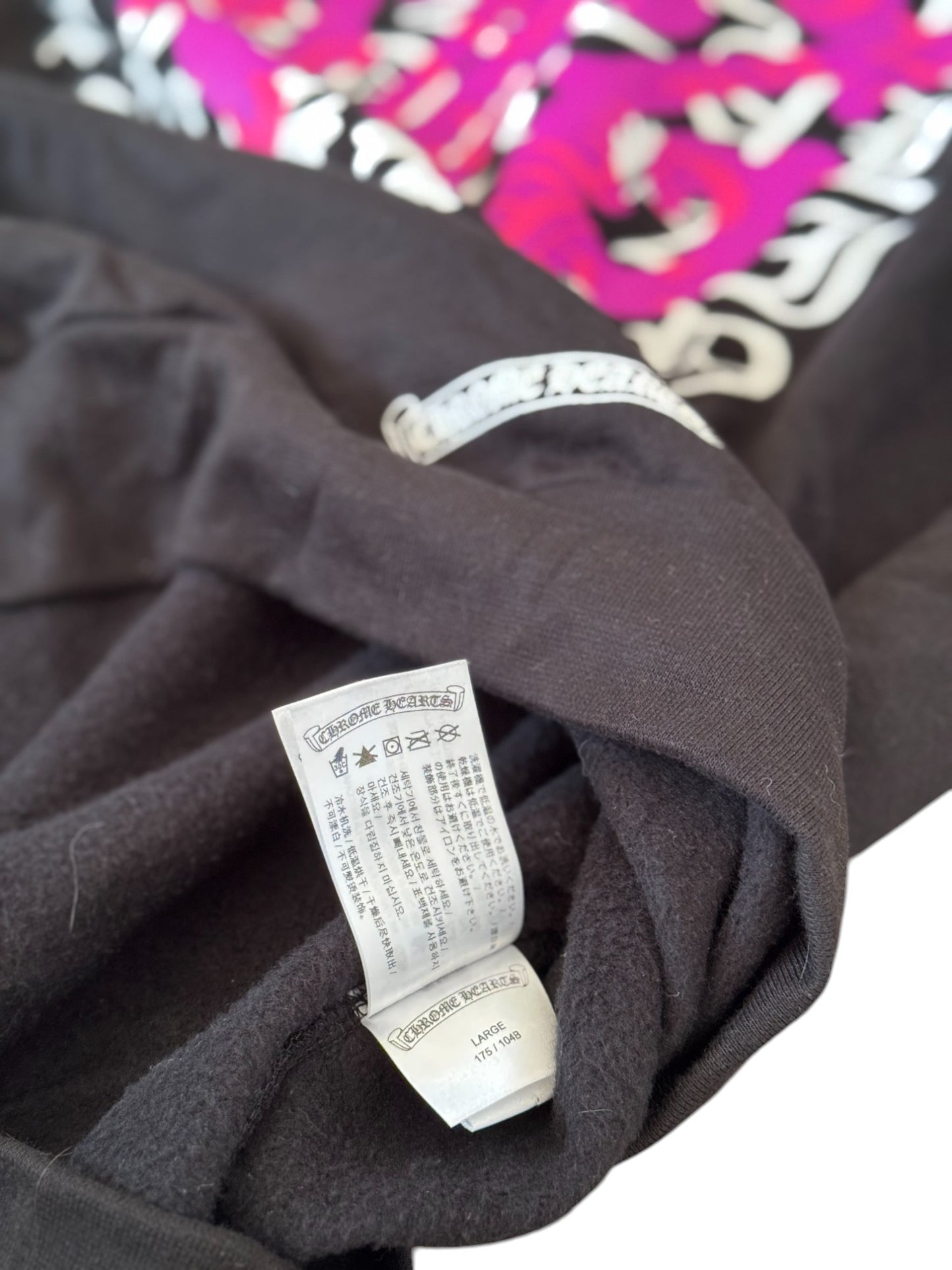 Chrome Hearts Eyechart Dagger Logo Hoodie