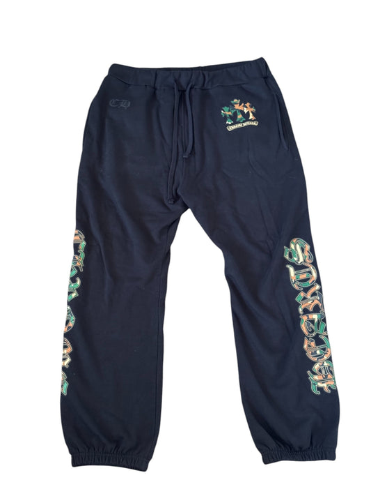 Chrome Hearts Camouflage Cemetery Cross Sweatpants